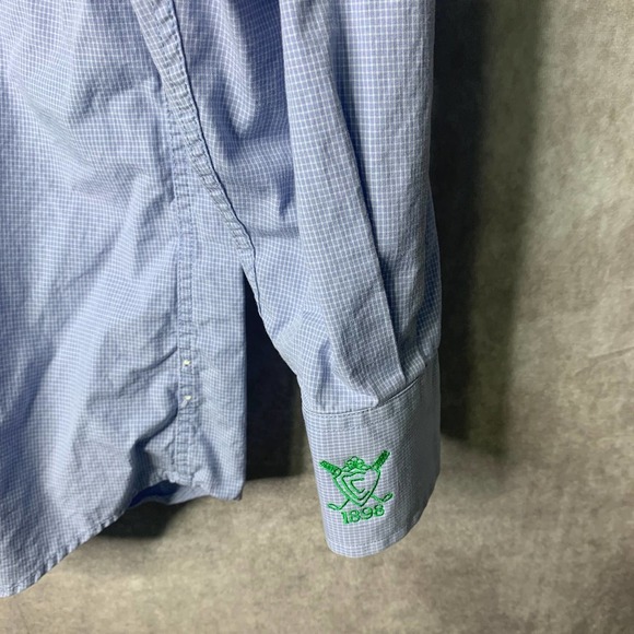 Vineyard Vines Murray Shirt Mens Large Blue‎ Gingham Button Down Long Sleeves - Picture 3 of 5